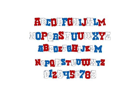 Howdy Patriot Font PNG with transparent background - Preview 2