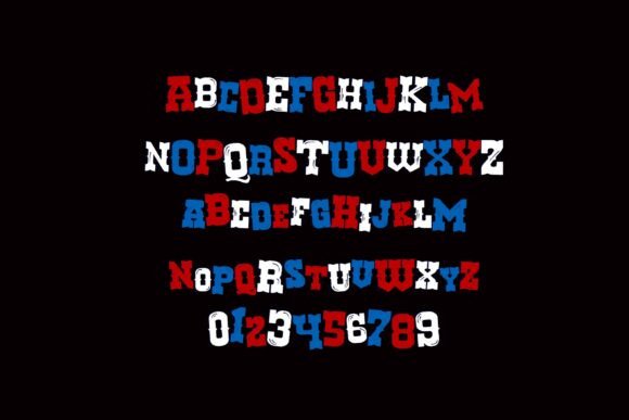 Howdy Patriot Font PNG with transparent background - Preview 3