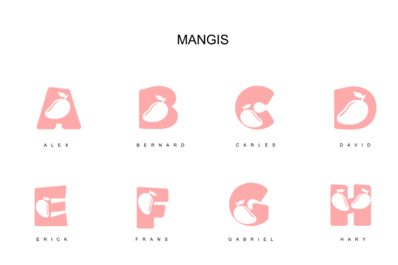 Mangis Font PNG with transparent background - Preview 2