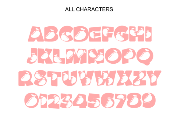 Mangis Font PNG with transparent background - Preview 5
