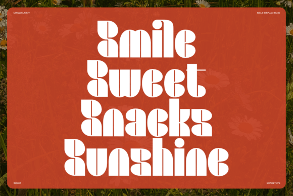 Manke Larky Font PNG with transparent background - Preview 1