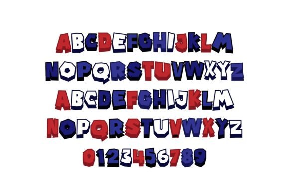 Marvel 'merica Font PNG with transparent background - Preview 2