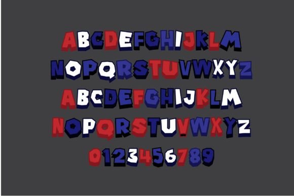 Marvel 'merica Font PNG with transparent background - Preview 3