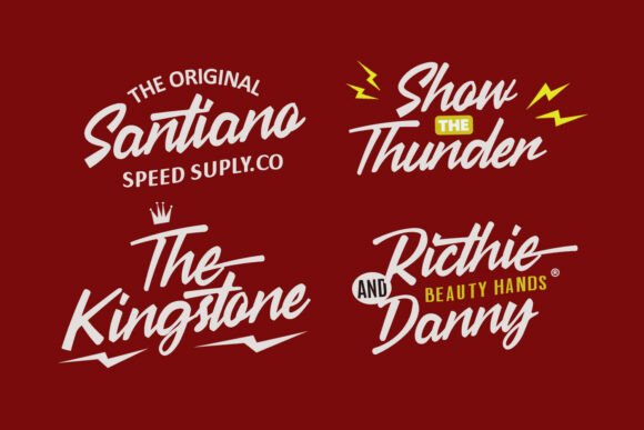 Miantese Font PNG with transparent background - Preview 2