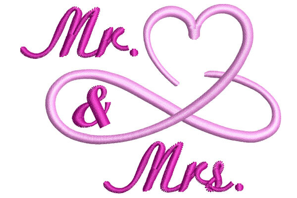 Mr. and Mrs. Infinity Heart