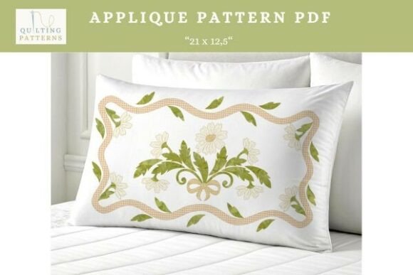 PDF Appliqué Pattern “Daisy Elegance”