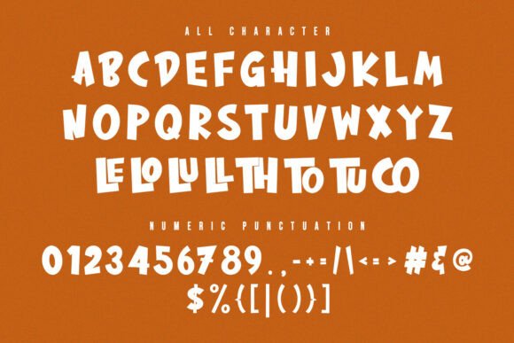 Qickrr Font PNG with transparent background - Preview 6