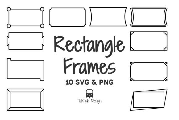 Rectangle Frame Border SVG & PNG Icons