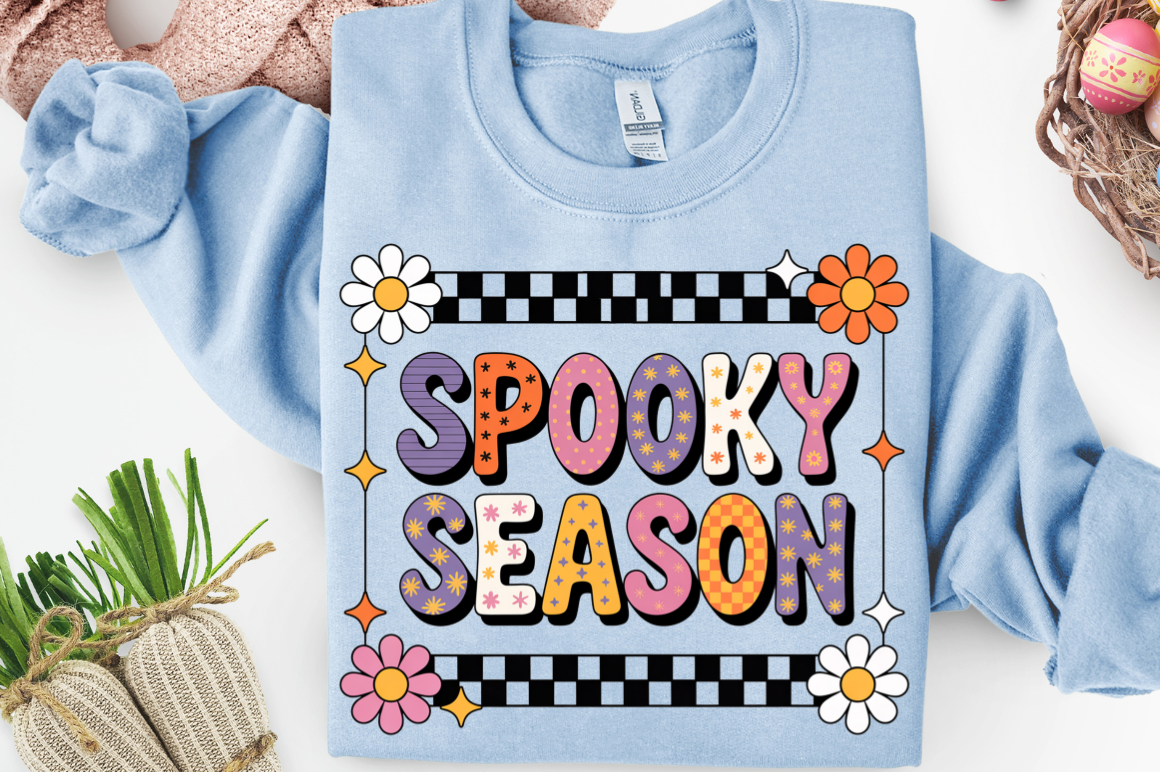 Retro Halloween Spooky Season PNG Graphic by JR Design · Creative Fabrica