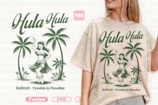 Retro Summer Hawaii Vibes PNG Bundle Graphic by Yvaine · Creative Fabrica