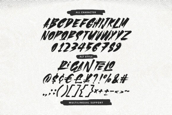 Rigra Avonte Font PNG with transparent background - Preview 6