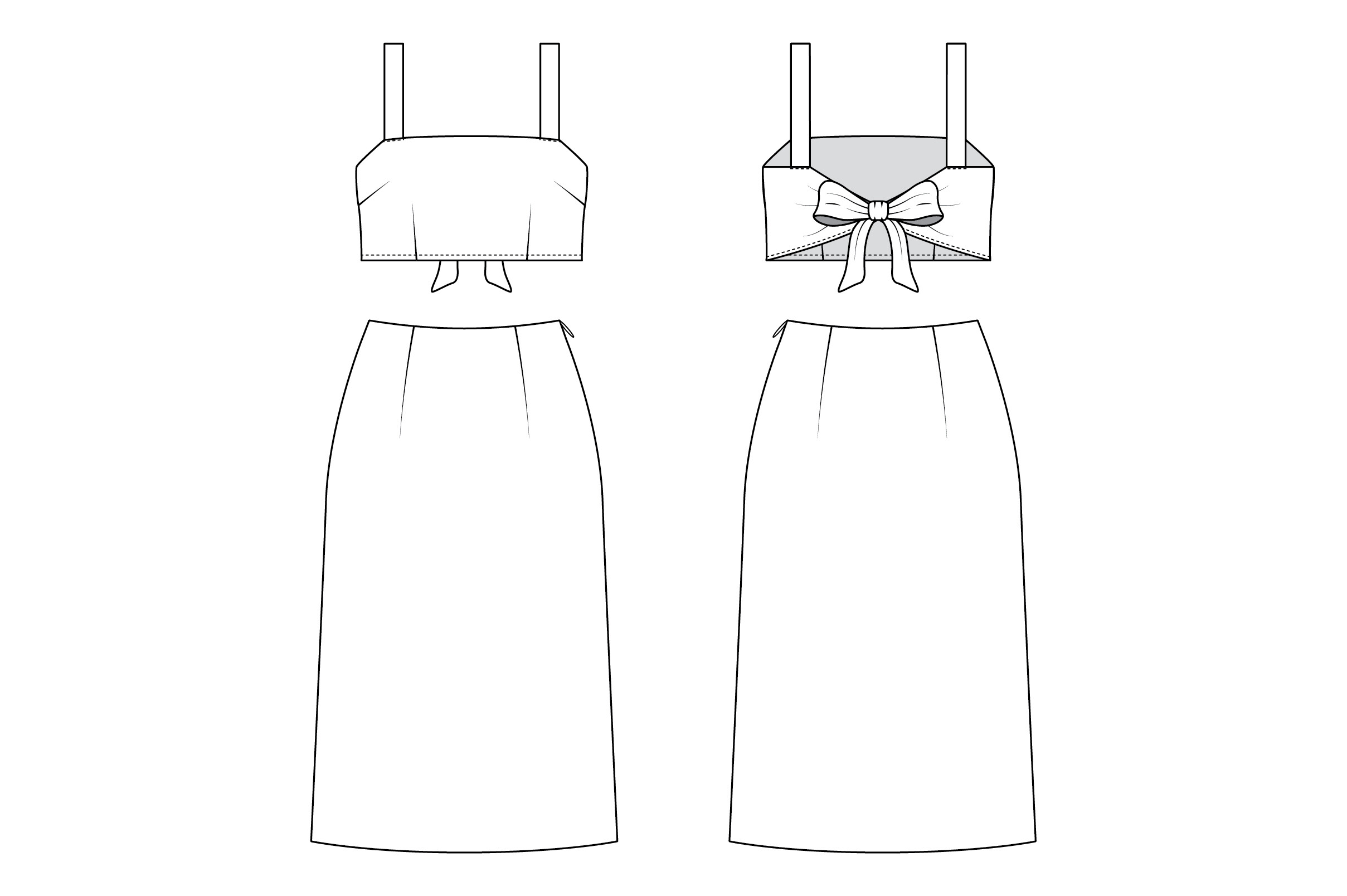 Romspattern™ BowBack Grace Set