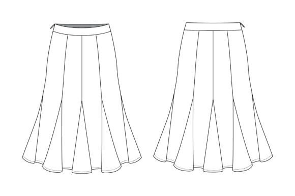 Romspattern™ Flowver Skirt
