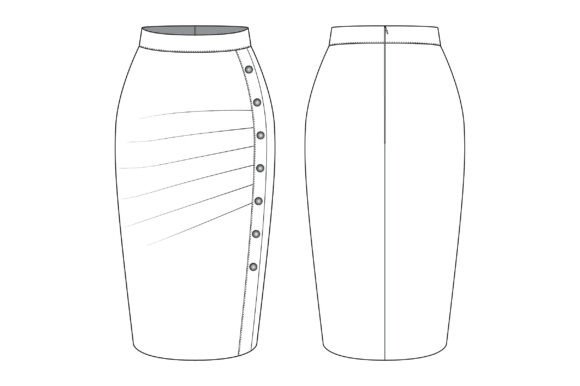 Romspattern™ SideRush Skirt