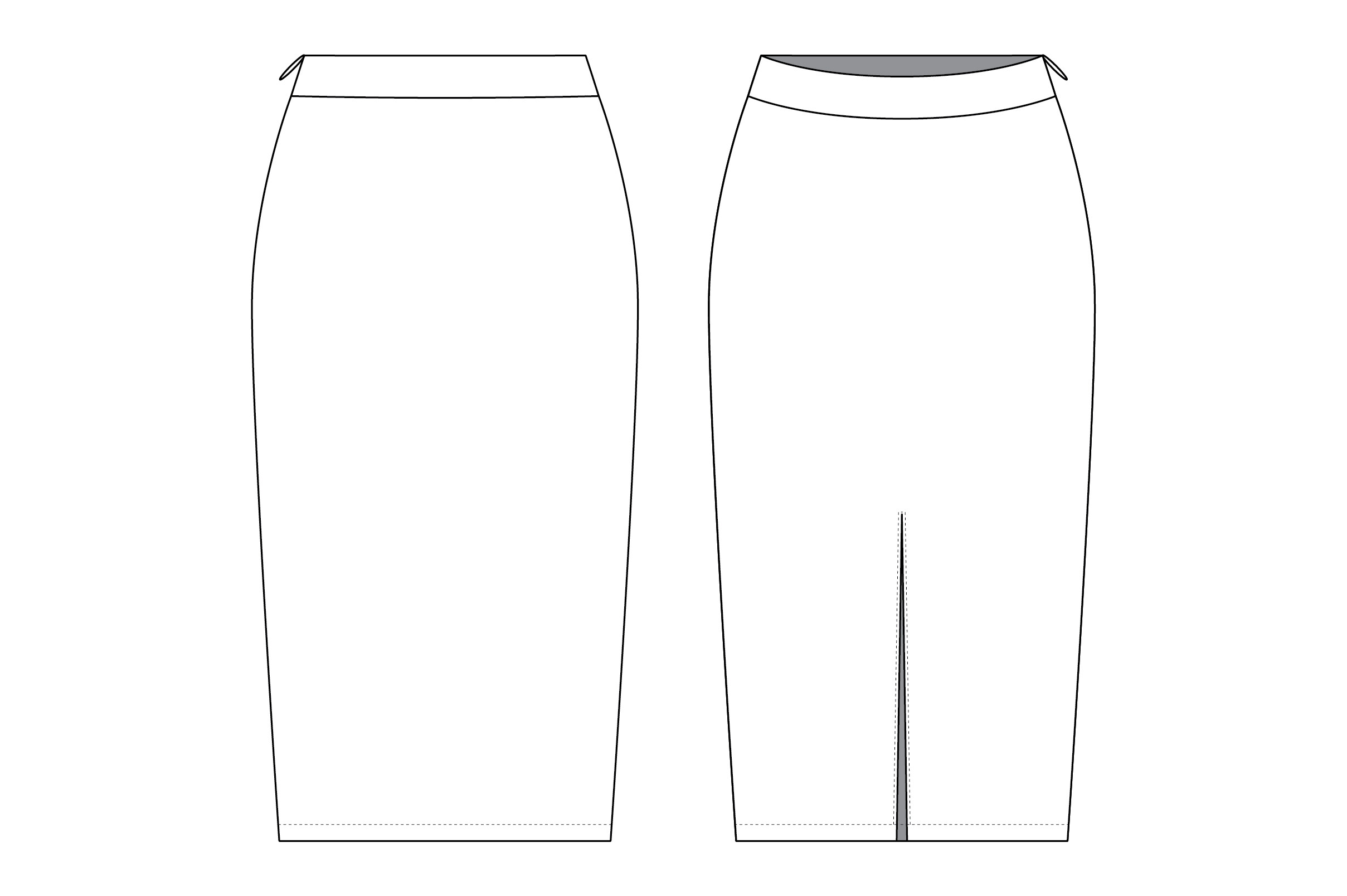 Roms Pattern Romspattern™ SleekContour Pencil Skirt Graphic by RomsPattern ...