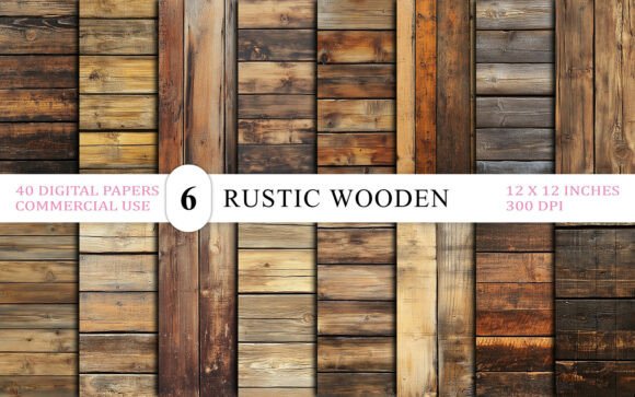 Rustic Wooden Plank Background Graphic Backgrounds By sakibbddot21