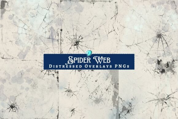 Spider Web Distressed Overlays