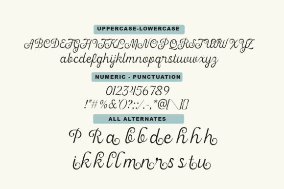 Akashia Font - Preview 4