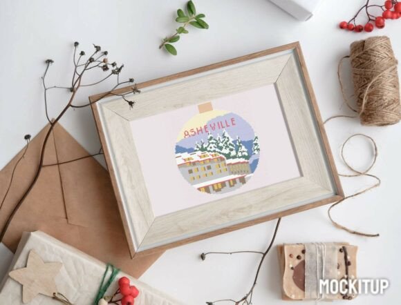 Asheville Cross-Stitch Pattern