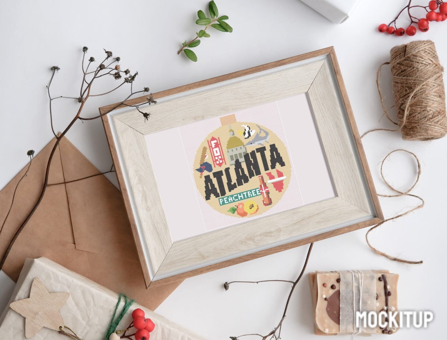 Atlanta Cross-Stitch Pattern