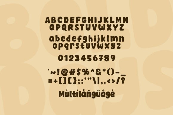 Bold Days Font - Preview 4