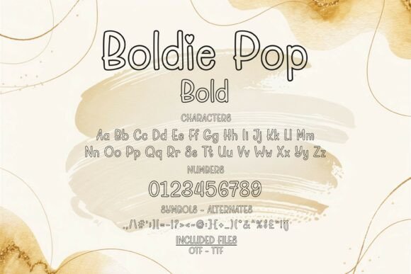 Boldie Pop Bundle Font - Preview 6