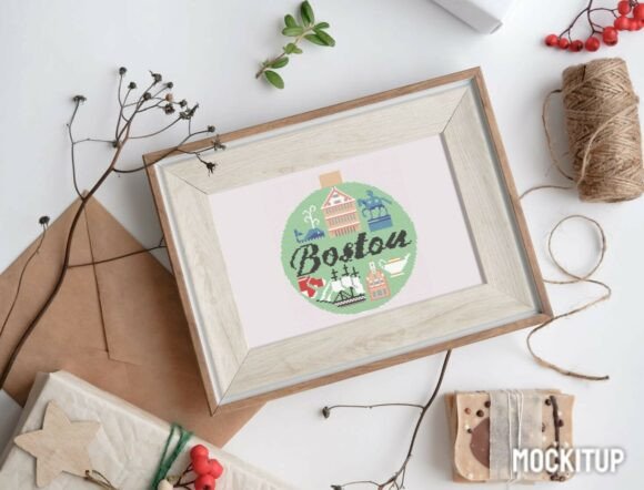 Boston Cross-Stitch Pattern