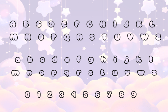 Bubble Arcade Font - Preview 2