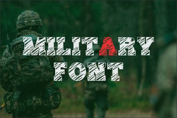 Campus Army Font - Preview 2
