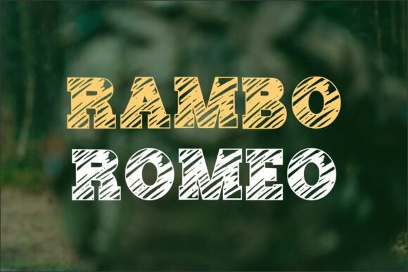 Campus Army Font - Preview 3