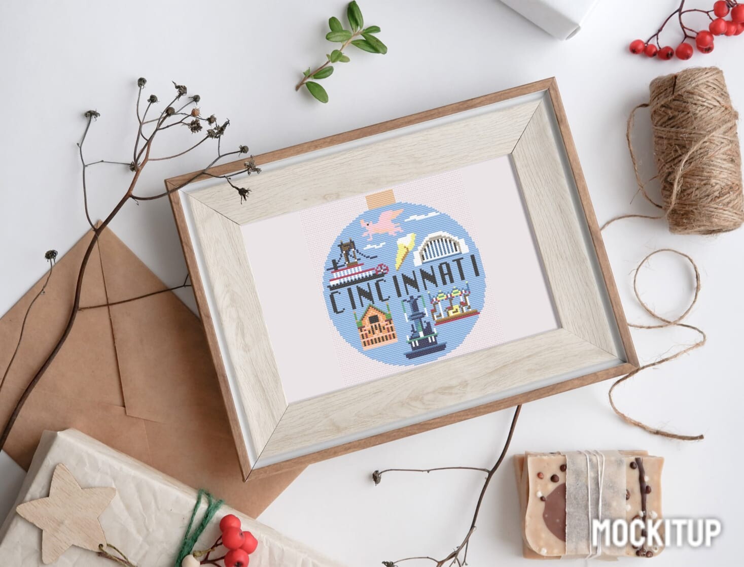 Cincinnati Cross-Stitch Pattern