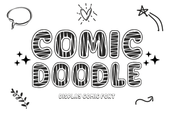 Cute Doodle Font - Preview 1