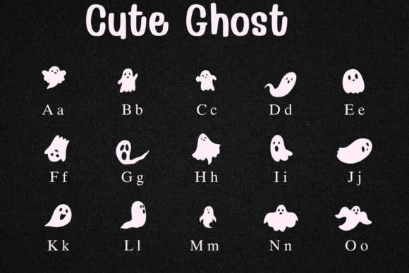 Cute Ghost Font - Preview 1