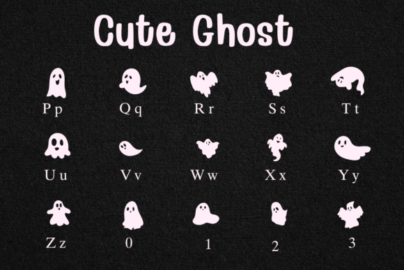 Cute Ghost Font - Preview 2
