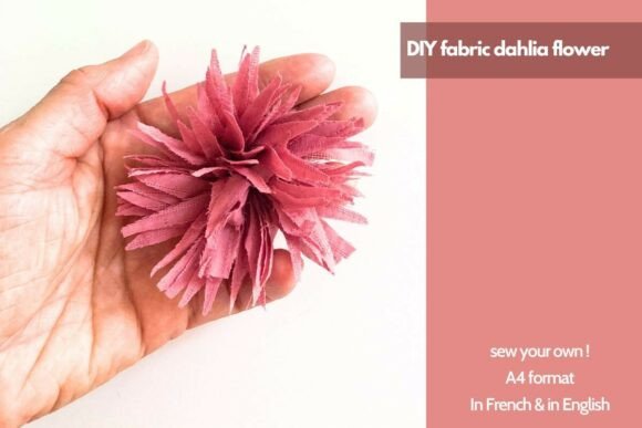 DIY Fabric Dahlia Flower