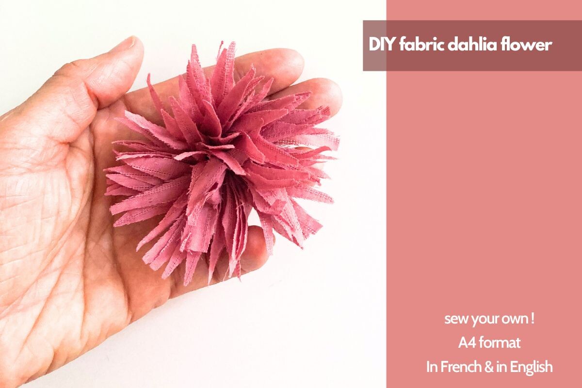 DIY Fabric Dahlia Flower