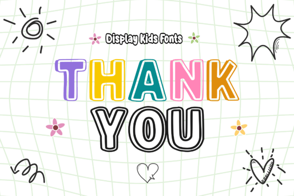 Drawing Children Font - Preview 2