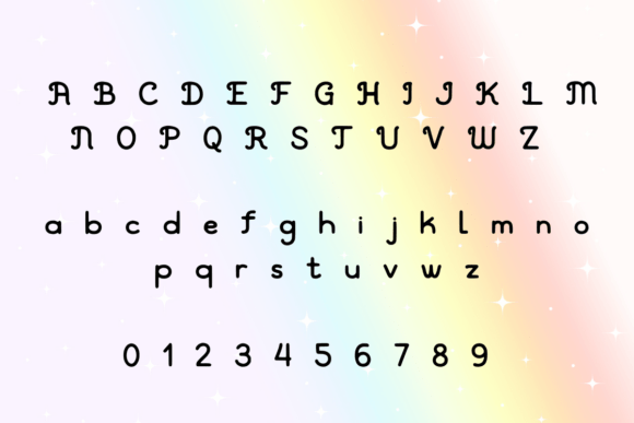 Dream Whimsy Font PNG with transparent background - Preview 2