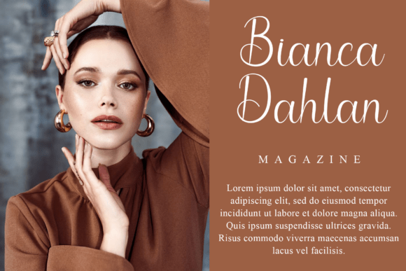 Earrings Font - Preview 1