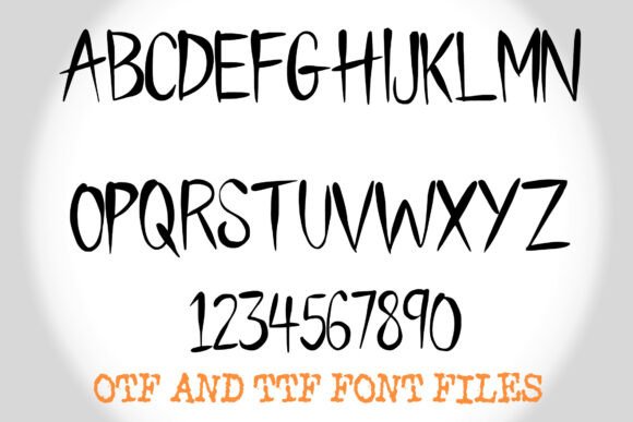 Edgy Ink Handwriting Font - Preview 1