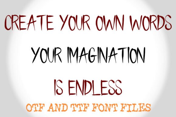 Edgy Ink Handwriting Font - Preview 2