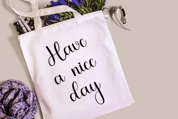 Embroidery Font - Preview 1