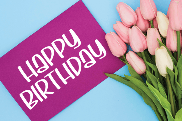 Fancy Thicky Font PNG with transparent background - Preview 4