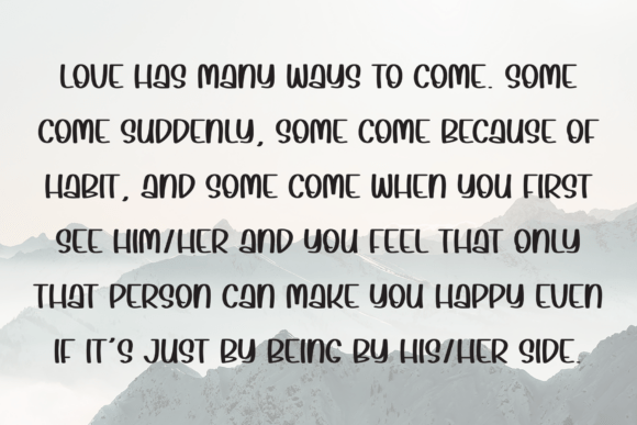 Fancy Thicky Font PNG with transparent background - Preview 5