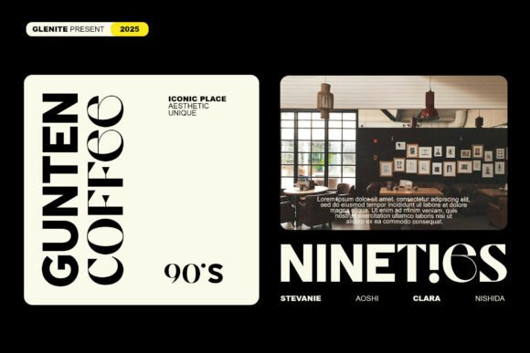 Glenite Font - Preview 3