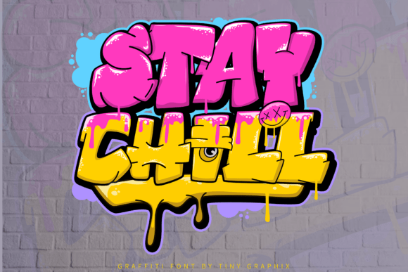 Graffiti Giggle Font - Preview 1