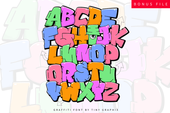 Graffiti Giggle Font - Preview 2