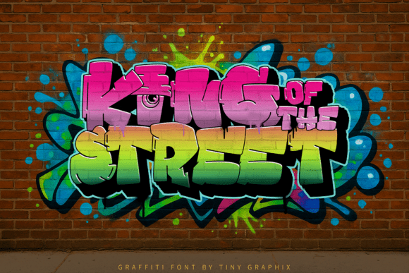 Graffiti Giggle Font - Preview 4