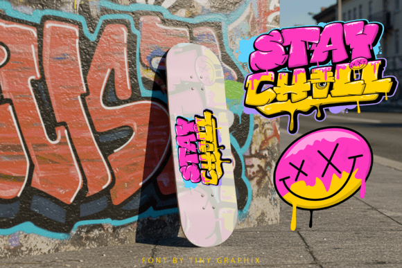 Graffiti Giggle Font - Preview 5