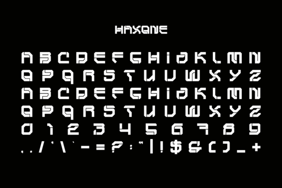 Haxone Font - Preview 5